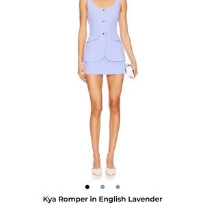 Amanda Uprichard Lavender Romper